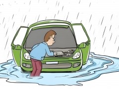 下雨天忘關(guān)發(fā)動機(jī)蓋，雨水侵入——這輛車是否就此淪為“泡水車”？
