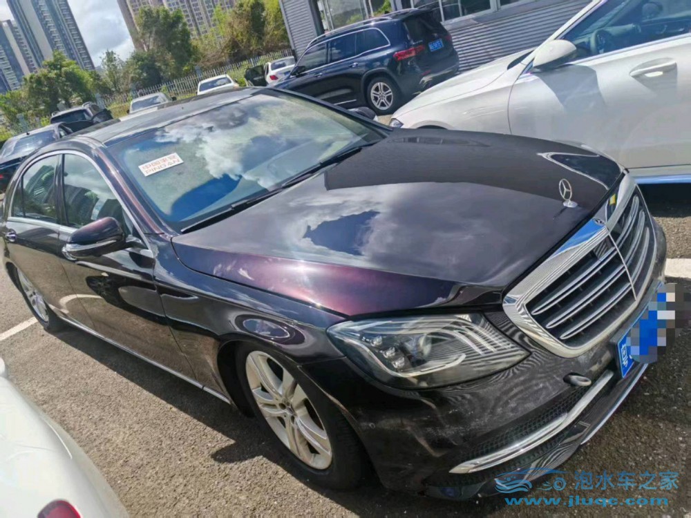 18年奔馳S泡水車